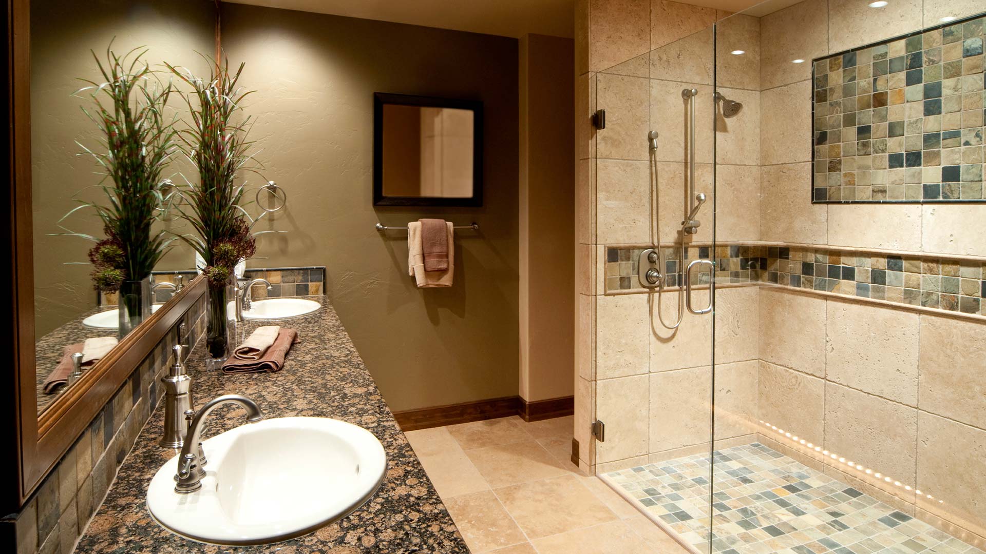 Custom bathroom renovation